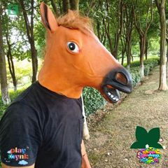 Mặt Nạ Ngựa Halloween DIY - Mũ Ngựa Kỳ Dị Bằng Vinyl Cho Bữa Tiệc Hóa Trang - Đồ Trang Trí Sáng Tạo