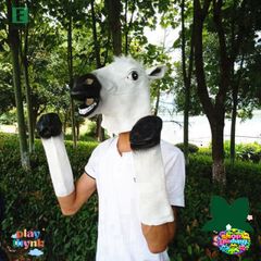 Mặt Nạ Ngựa Halloween DIY - Mũ Ngựa Kỳ Dị Bằng Vinyl Cho Bữa Tiệc Hóa Trang - Đồ Trang Trí Sáng Tạo