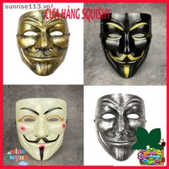 Mặt Nạ Hacker Vendetta Cho Người Lớn và Trẻ Nhỏ - Phụ Kiện Halloween và Cosplay Độc Đáo, Quà Tặng Giáng Sinh