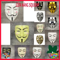 Mặt Nạ Hacker Vendetta Cho Người Lớn và Trẻ Nhỏ - Phụ Kiện Halloween và Cosplay Độc Đáo, Quà Tặng Giáng Sinh