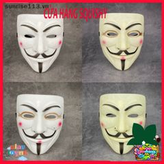 Mặt Nạ Hacker Vendetta Cho Người Lớn và Trẻ Nhỏ - Phụ Kiện Halloween và Cosplay Độc Đáo, Quà Tặng Giáng Sinh