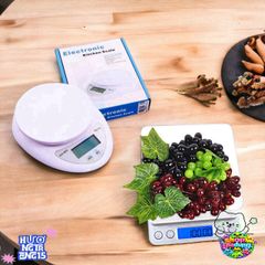 Cân Điện Tử THE GARDEN TG-07 - Cân Tiểu Ly Chính Xác 1g-5kg với Màn Hình LED và Tính Năng TIMER - Thiết Kế Sang Trọng cho Nhà Bếp