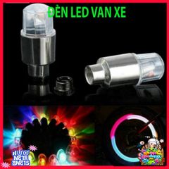 Đèn LED Nhiều Màu Cho Van Xe Đạp & Xe Máy - Phát Sáng Tự Động, Thiết Kế Chống Nước, Trang Trí Phong Cách Cá Nhân