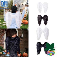 Cánh Thiên Thần Lông Vũ Cosplay - Phụ Kiện Thời Trang Halloween Đáng Yêu Cho Trẻ Em và Người Lớn