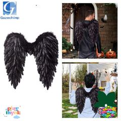 Cánh Thiên Thần Lông Vũ Cosplay - Phụ Kiện Thời Trang Halloween Đáng Yêu Cho Trẻ Em và Người Lớn