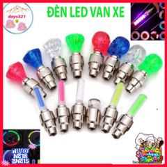 Đèn LED Nắp Van Xe Đạp Phát Sáng 7 Màu - Đồ Chơi Trang Trí & An Toàn Cho Xe Đạp, Xe Máy, Xe Hơi
