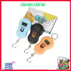 Cân Điện Tử Mini Móc Treo 40KG Hình Mặt Cười - Cân Xách Tay Chính Xác và Tiện Lợi cho Mọi Gia Đình