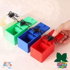 Hộp Nhện Chơi Khăm LINSBAYWU - Đồ Chơi Hài Hước An Toàn Cho Tất Cả Lứa Tuổi - Quà Tặng Vui Nhộn Văn Phòng