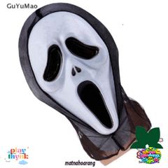 Mặt Nạ Hacker V For Vendetta - Phụ Kiện Halloween Cosplay Chất Liệu PVC Cho Người Lớn Và Trẻ Em