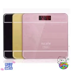 Cân Sức Khỏe Thông Minh Thiết Kế Giống Iphone, Độ Chính Xác Cao, Mặt Kính Cường Lực, Tải Trọng Tối Đa 180kg, Màu Hồng, Đen