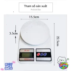 Cân Điện Tử SF-400 10kg - Cân Tiểu Ly Chính Xác 1 Gram Với Màn Hình LCD - Hỗ Trợ Đo Lường Thực Phẩm Cho Gia Đình