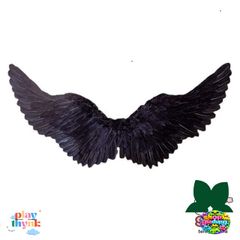 Cánh Thiên Thần Lông Vũ Trắng Đen - Phụ Kiện Cosplay Halloween Sang Trọng, Đạo Cụ Chụp Ảnh, Unisex