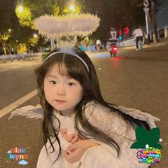 Đôi Cánh Thiên Thần Lông Vũ - Phụ Kiện Hóa Trang Công Chúa, Halloween, Tết Trung Thu Cho Bé - Set 3 Món Độc Đáo