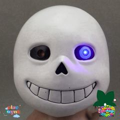 Khẩu Trang Mặt Nạ Sans Game Undertale - Đạo Cụ Halloween Độc Đáo Cho Gamer, Chất Liệu Latex Thoải Mái