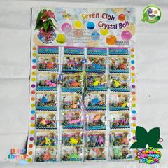 Bộ 24 Gói Hạt Nở Pha Lê Đa Màu - Trang Trí Hồ Cá, Cây Cảnh, Đồ Chơi Cho Trẻ Em - An Toàn, Không Chất Độc