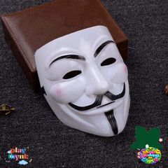 Mặt Nạ Cosplay V for Vendetta - Phụ Kiện Thời Trang Halloween Độc Đáo Cho Bữa Tiệc và Sự Kiện Hóa Trang