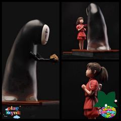 Trang phục Cosplay Chihiro và Vô Diện - Đồ trang trí nhân vật Spirited Away Anime - Quà tặng độc đáo cho fan hâm mộ