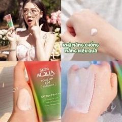Kem Chống Nắng Sunplay Skin Aqua Tone Up - Rose Color SPF50+ PA++++, Hiệu Chỉnh Sắc Da, Bảo Vệ Da Tối Ưu, Rạng Rỡ Mùa Hè