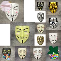 Mặt Nạ Vendetta Tpxckz - Phụ Kiện Nhập Vai Halloween, Lễ Hội, Quà Tặng Kèm Theo Phong Cách Phim Việt
