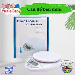 Cân điện tử mini chính xác 5kg - Thiết kế nhỏ gọn, kiểm tra sức khỏe dễ dàng, tiện lợi cho gia đình và đi du lịch