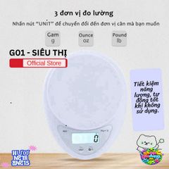 Cân Điện Tử Mini Cao Cấp - Cân Tiểu Ly Chính Xác Đến 5kg, Màn Hình LCD, Dễ Dàng Sử Dụng Tại Nhà Bếp