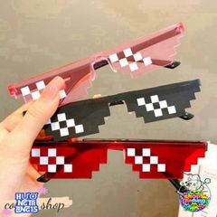 Kính Mắt Thug Life MINECRAFT 6 Chấm - Kính Thời Trang 8BIT Chất Ngầu Dành Cho Nam Nữ, Phong Cách Độc Đáo