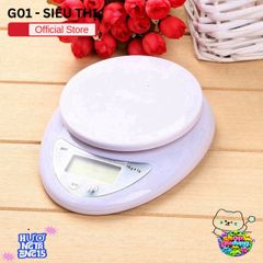 Cân Điện Tử Mini Cao Cấp - Cân Tiểu Ly Chính Xác Đến 5kg, Màn Hình LCD, Dễ Dàng Sử Dụng Tại Nhà Bếp