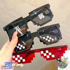 Kính Mắt Thug Life MINECRAFT 6 Chấm - Kính Thời Trang 8BIT Chất Ngầu Dành Cho Nam Nữ, Phong Cách Độc Đáo