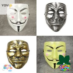 Mặt Nạ Giáng Sinh Vendetta - Quà Tặng Độc Đáo cho Bé, Phụ Kiện Nhập Vai Halloween, Cosplay, Biểu Diễn Sân Khấu