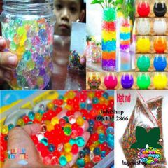 Hạt Nở Nhiều Màu 5000 Viên - Trang Trí Nhà Cửa Lấp Lánh, Tạo Tiểu Cảnh Độc Đáo, Dễ Dùng