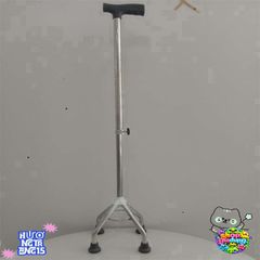 Gậy Batoong INOX 4 Chân Điều Chỉnh - Gậy Tập Đi Vững Chắc Cho Người Già, Người Khuyết Tật, Hỗ Trợ Phục Hồi Chức Năng