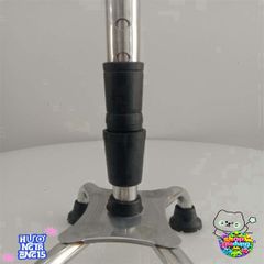 Gậy Batoong INOX 4 Chân Điều Chỉnh - Gậy Tập Đi Vững Chắc Cho Người Già, Người Khuyết Tật, Hỗ Trợ Phục Hồi Chức Năng