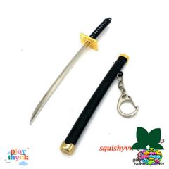 Móc Khóa Kiếm Zoro Law One Piece Kim Loại 16cm - Phụ Kiện Anime Độc Đáo, Quà Tặng Cho Fan One Piece