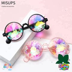 Kính Vạn Hoa Cầu Vồng Misups - Kính Mát Thời Trang Lễ Hội Độc Đáo, Phụ Kiện Bữa Tiệc và Câu Lạc Bộ Đêm