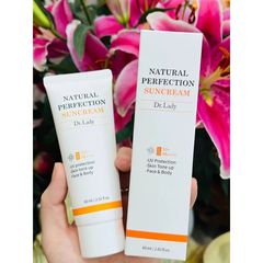 Kem Chống Nắng Dr.Lady Natural Perfection SPF 50+ - Bảo Vệ Da Chống Tia UV, Ngăn Ngừa Lão Hóa, Phù Hợp Mọi Loại Da
