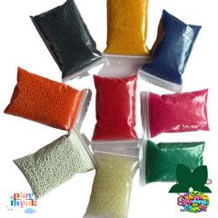 Hạt Nở Mềm Nhiều Màu 75000 Viên - Chai 100-500gr, Tinh Thể Nở Thạch An Toàn Cho Trẻ Em, Văn Phòng Phẩm Sáng Tạo