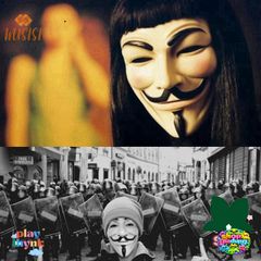 Mặt Nạ V For Vendetta Guy Fawkes - Phụ Kiện Halloween Thời Trang COSplay Cho Lễ Hội Và Biểu Diễn