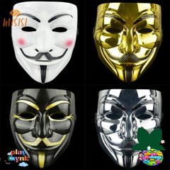Mặt Nạ V For Vendetta Guy Fawkes - Phụ Kiện Halloween Thời Trang COSplay Cho Lễ Hội Và Biểu Diễn