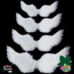 Cánh Thiên Thần Trắng Cosplay Đôi - Phụ Kiện Tiệc Tùng 100x80cm, Hoá Trang Xinh Xắn Cho Trẻ Em & Người Lớn