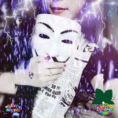 Mặt Nạ Hacker Anonymous - Khẩu Trang Độc Đáo Trắng Thiết Kế Vendetta Sành Điệu Cho Halloween và Cosplay