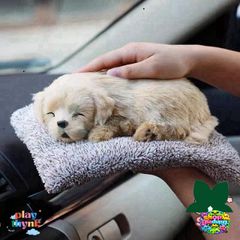 Thú Nhồi Bông Khử Mùi Than Hoạt Tính Hình Mèo Ngủ - Đồ Trang Trí Dễ Thương Cho Xe Ô Tô Và Không Gian Sống