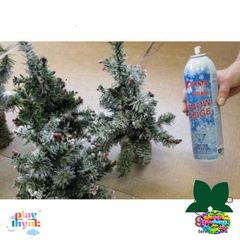 Bình Xịt Tuyết Giáng Sinh 210ml - Trang Trí Cây Thông, Kính, Tiệc Sinh Nhật - Hàng Chính Hãng Chất Lượng Cao