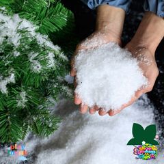 Bột Tuyết Nhân Tạo Trang Trí Giáng Sinh 100G - Decor Cây Thông Noel, Trang Trí Quầy Mua Sắm, An Toàn, Không Độc Hại