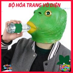 Mặt Nạ Silicon Cá Ếch Xanh Dành Cho Người Lớn - Costume Face Mask for Parties, Halloween, Cosplay, Fun Gatherings