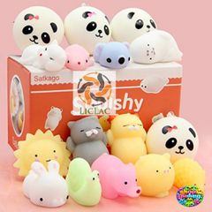 Đồ Chơi Squishy Mochi Nhật Bản - Mềm Dẻo Thư Giãn, Giảm Căng Thẳng, Quà Tặng 2018, An Toàn Cho Trẻ Em 5+