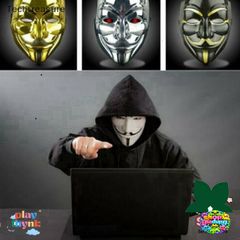 Mặt Nạ Guy Fawkes V for Vendetta - Khẩu Trang Halloween Độc Đáo Cho Người Lớn, Phụ Kiện Đặc Biệt Cho Tiệc Hóa Trang Bất Ngờ