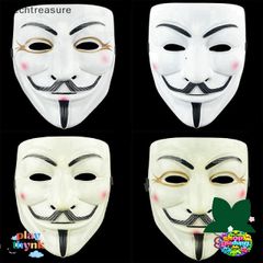 Mặt Nạ Guy Fawkes V for Vendetta - Khẩu Trang Halloween Độc Đáo Cho Người Lớn, Phụ Kiện Đặc Biệt Cho Tiệc Hóa Trang Bất Ngờ