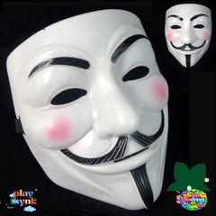 Mặt Nạ Halloween V for Vendetta - Đạo Cụ Cosplay Độc Đáo, Phụ Kiện Trang Trí Tiệc Thú Vị