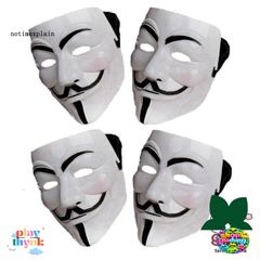 Mặt Nạ Halloween V for Vendetta - Đạo Cụ Cosplay Độc Đáo, Phụ Kiện Trang Trí Tiệc Thú Vị