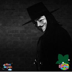 Mặt Nạ Halloween V for Vendetta - Đạo Cụ Cosplay Độc Đáo, Phụ Kiện Trang Trí Tiệc Thú Vị